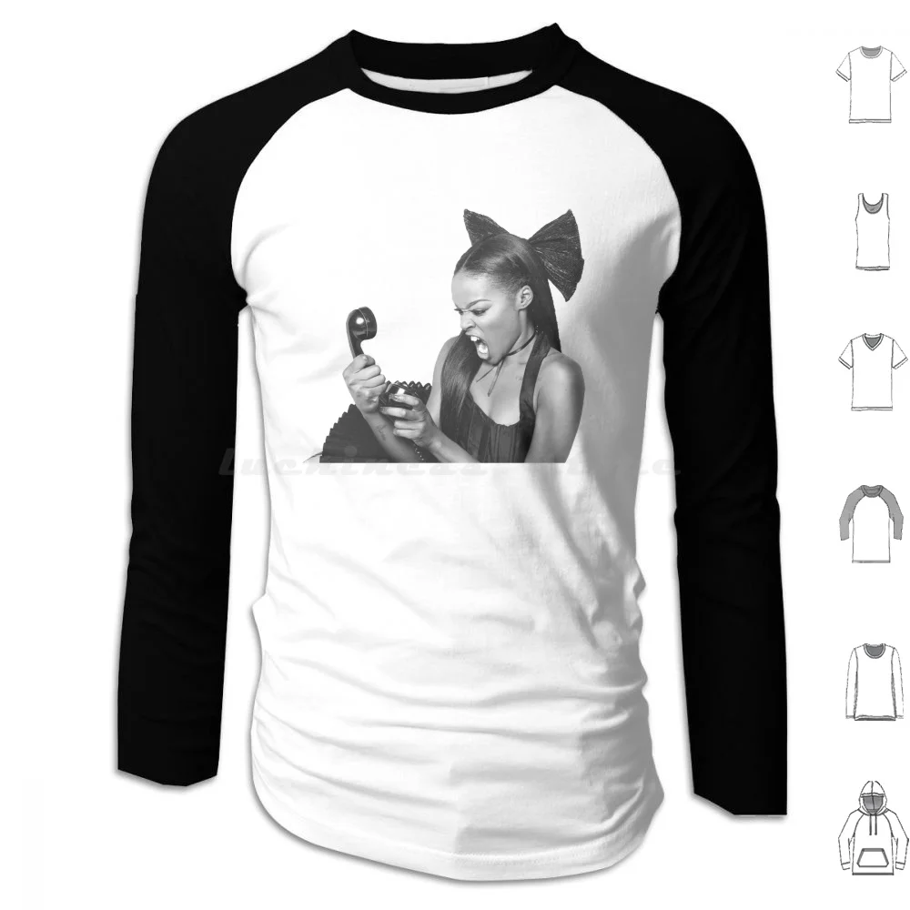 Толстовки Azealia банки с длинным рукавом сломались дорогим вкусом музыки Bwet Ab