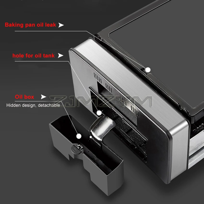 new arrival household electric barbecue pits hsk 039c smokeless barbecue machine electric baking pan teppanyaki grill 220v 50hz free global shipping