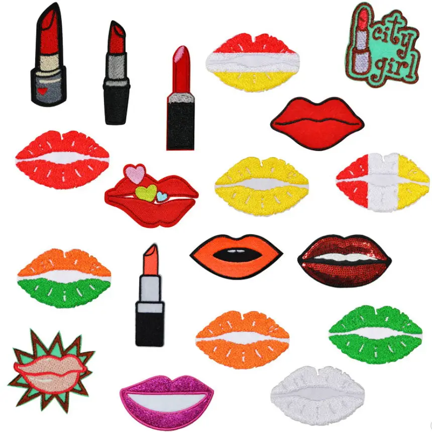 25 Скус 10 шт. модные значки нашивки вышитая одежда шляпа сумка материал для