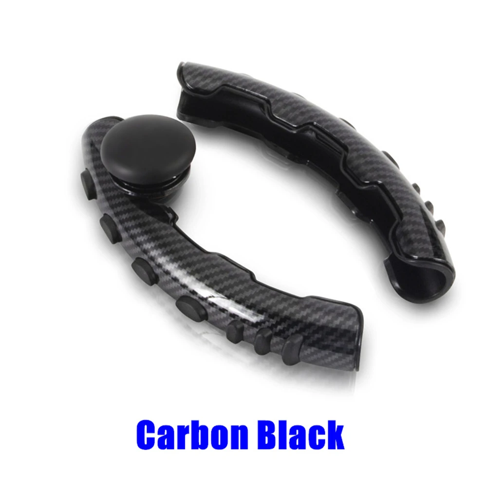 

2 шт., Нескользящие чехлы на руль автомобиля, из углеродного волокна