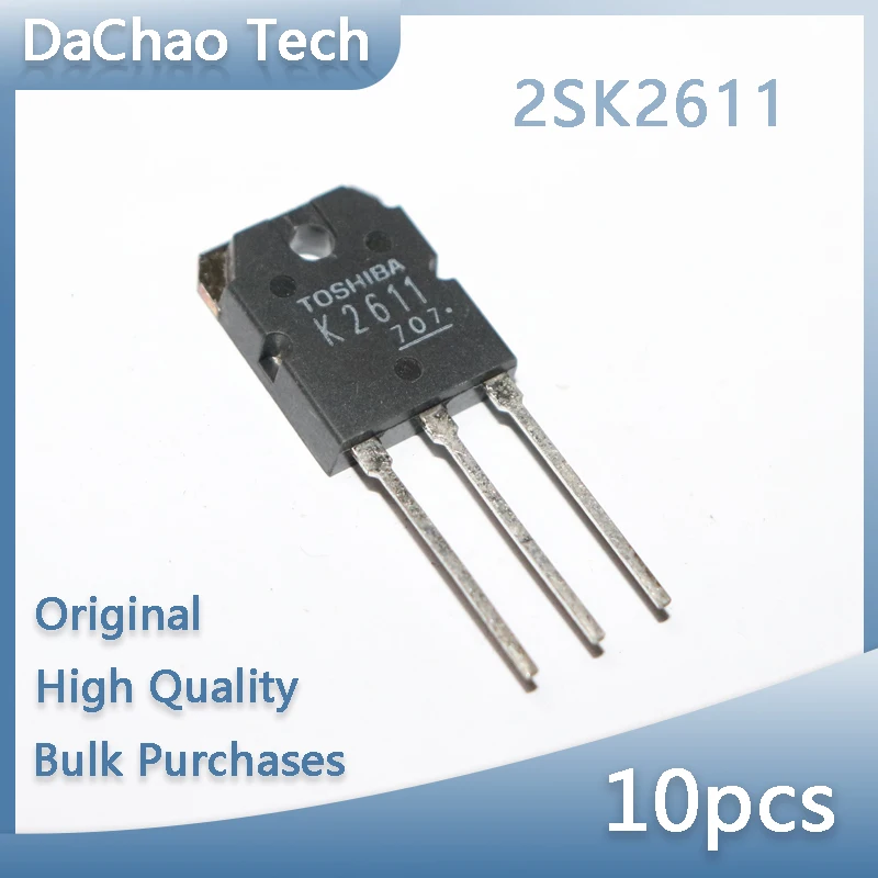 

10pcs 2SK2611 K2611 9A 900V 150W Toshiba FET TO-3P Original New