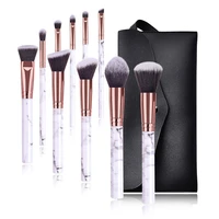 10pcs makeup brushes sets highlighter eye cosmetic powder foundation eye shadow cosmetics professional eyebrows soft hair