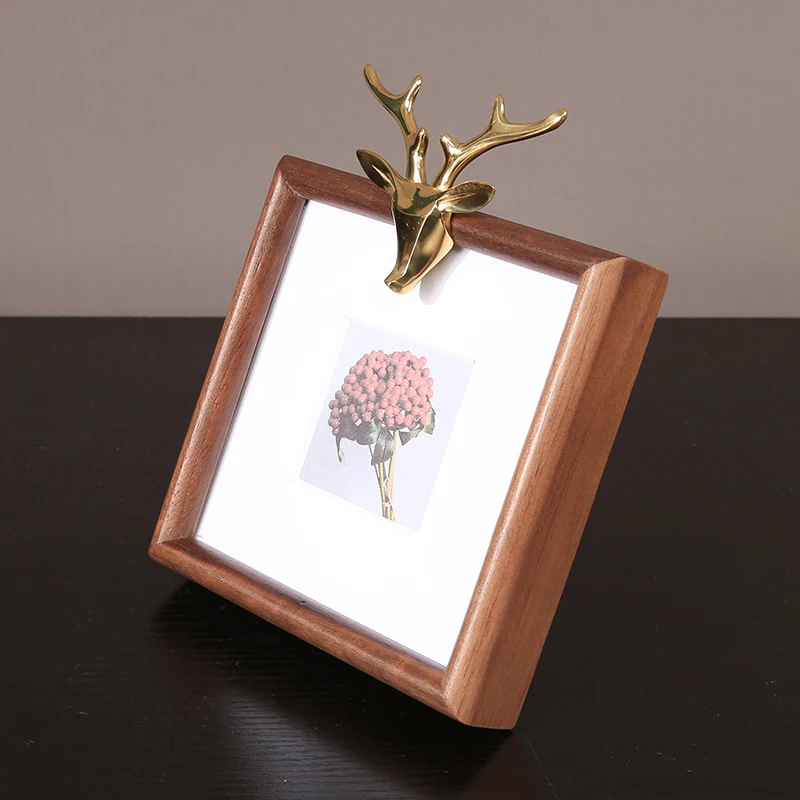 

Nordic Photo Frame Picture Table Personalized Gift Small Family Frame Wedding Square Portaretratos De Fotos Personalized Gift