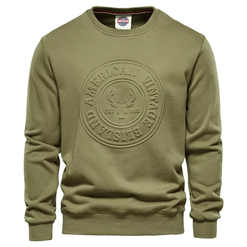 

Free shipping Streetwear Printed Sweatshirts Men Casual Solid Color Cotton Pullover Mens Hoodies New Autumn Winter Warm Hoodie M