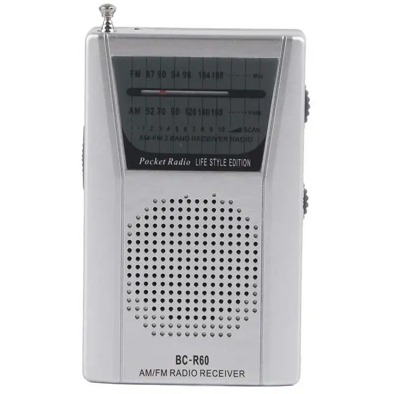 

Portable AM FM Transistor Radio 5W Speaker Battery Operated Pocket Radio for Travel Emergency Home
