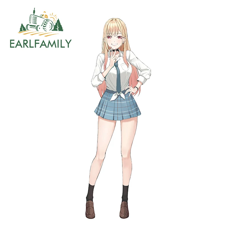 

EARLFAMILY 13 см x 9,7 см для Марина Китагава мотоциклетные автомобильные наклейки на окна ноутбука Виниловые автомобильные аксессуары переводные наклейки для ноутбука