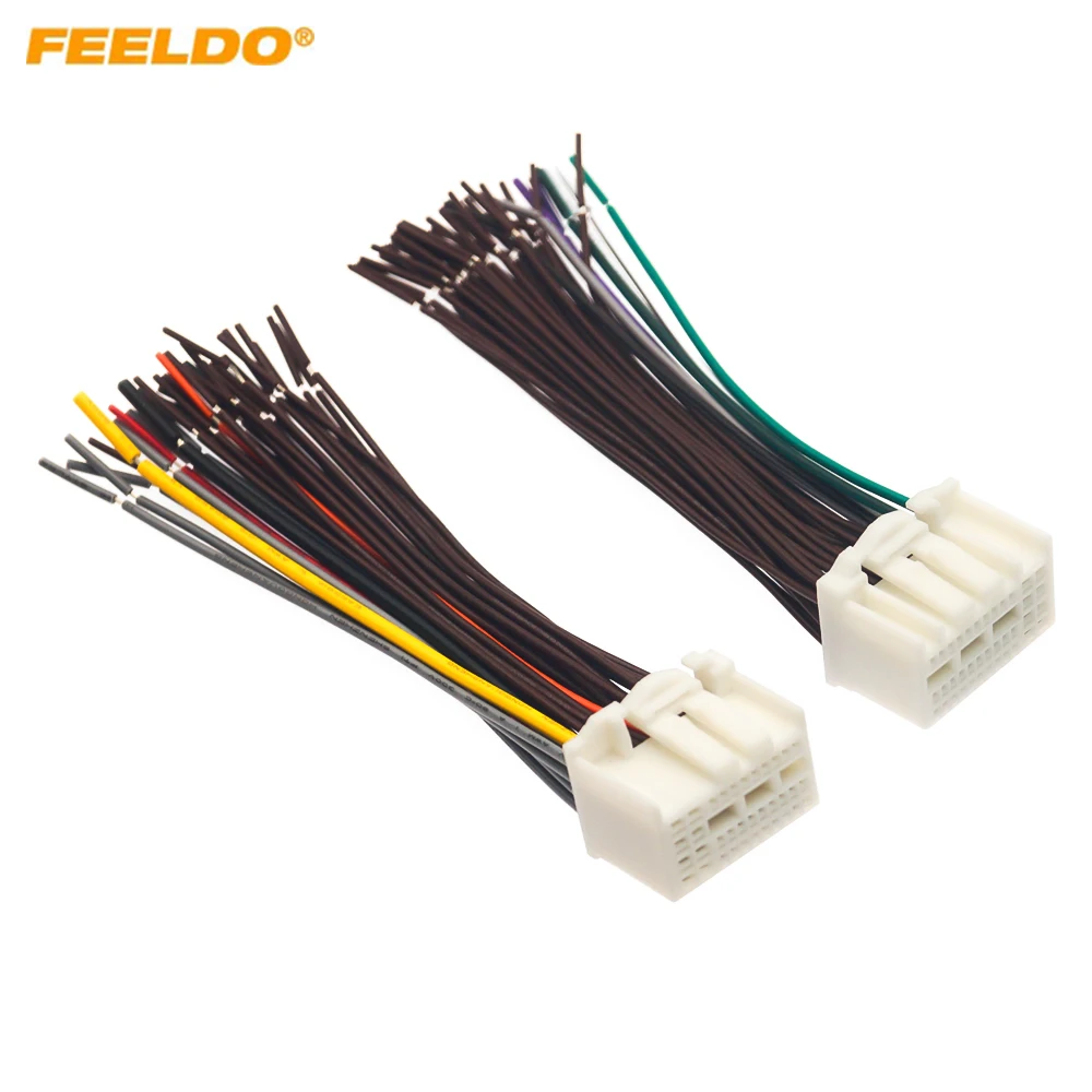 

35-контактный + 38-контактный полный контактный разъем автомобильного стерео жгута проводов, разъем в радио для KIA K2/K3/K4/Elantra/Mistra/Tucson