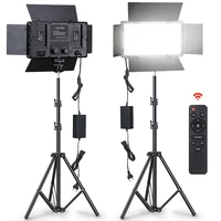 led photo studio panel light youtube live video lighting 40w50w with remote control video recording photography lamp dimmable