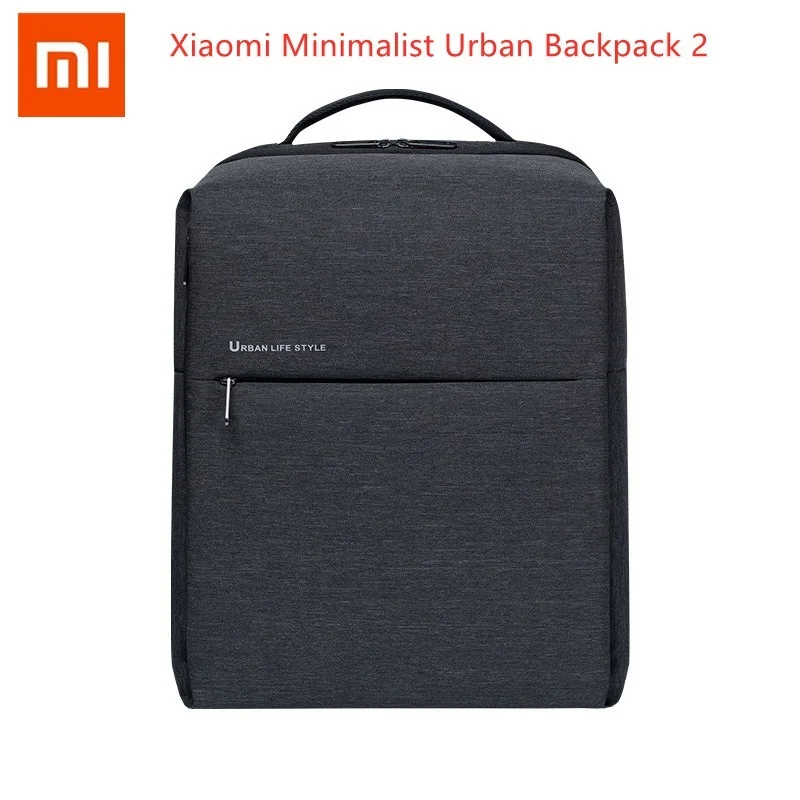

Original Xiaomi Backpacks Urban Life Style Backpack 2 Generations Travel Duffel Bag Schoolbag For 15.6 Inch Laptop