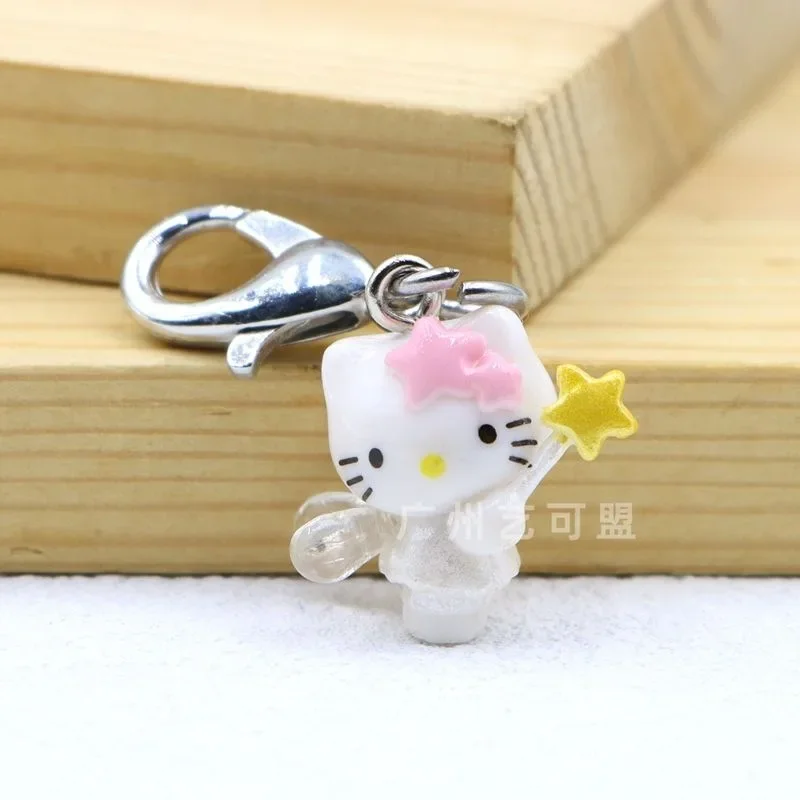 Sanrio милый клубничный брелок для куклы Hello Kitty ангел кулон мобильного телефона