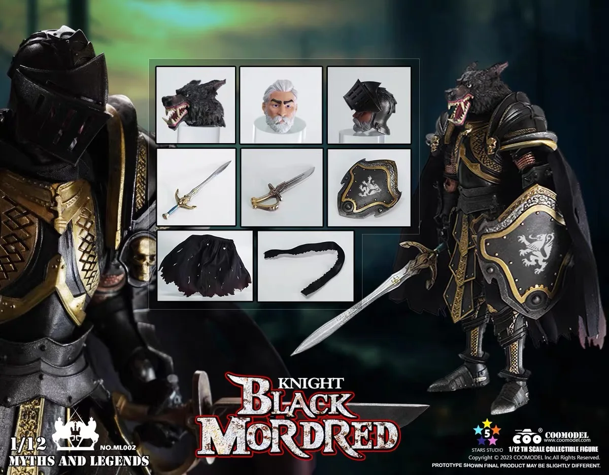В наличии: Фигурка COOMODEL ML002 Myth and Legend Mordred Black Knight 112 (art.: 3920dc8b6037f) - 3920dc8b6037f