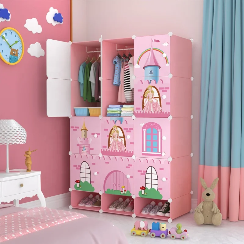 Фотофон с 12 дверцами большого размера вешалкой для одежды и шкафом хранения