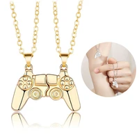 fashion wedding mens and womens magnet stone couple necklace drop pendant game controller necklaces jewelry choker