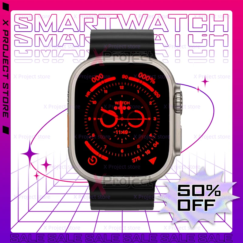 

Умные часы Z68 Ultra 49 мм с настоящим винтом Механический замок Беспроводная зарядка Bluetooth Мужская серия 8 NFC Умные часы PK MT8 Ultra