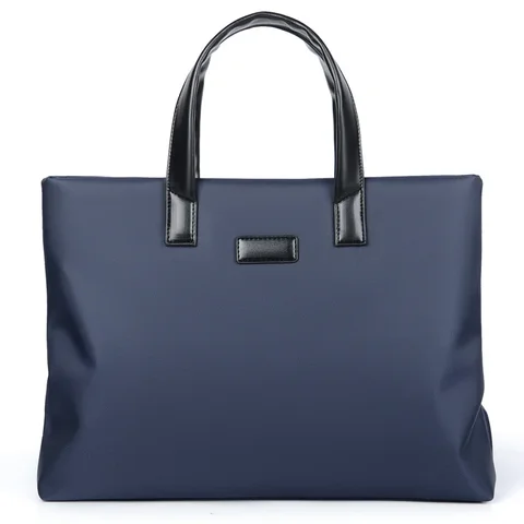 Нейлоновый модный портативный портфель для студентов колледжа, трендовая сумка для ноутбука, мужская деловая офисная сумка для компьютера