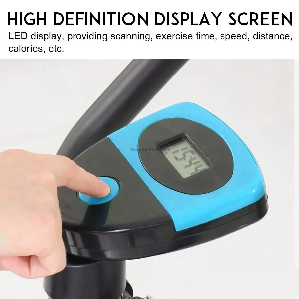 Регулируемый велотренажер с 6 режимами кардио фитнес тренажерный зал