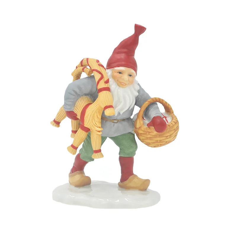 Украшение для вечеринки, Рождественская сцена, счастливый эльф, Санта-Клаус, фигурка дедушки, скульптура, украшение для дома, праздничные подарки, керамические поделки