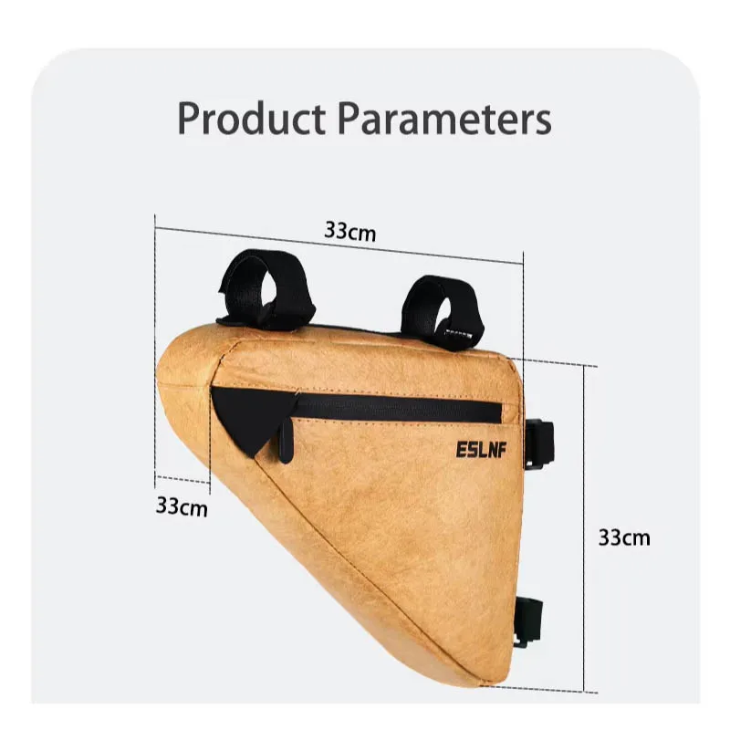 Водонепроницаемая Треугольная Сумка На Руль Велосипеда ES Держатель Для Рамы