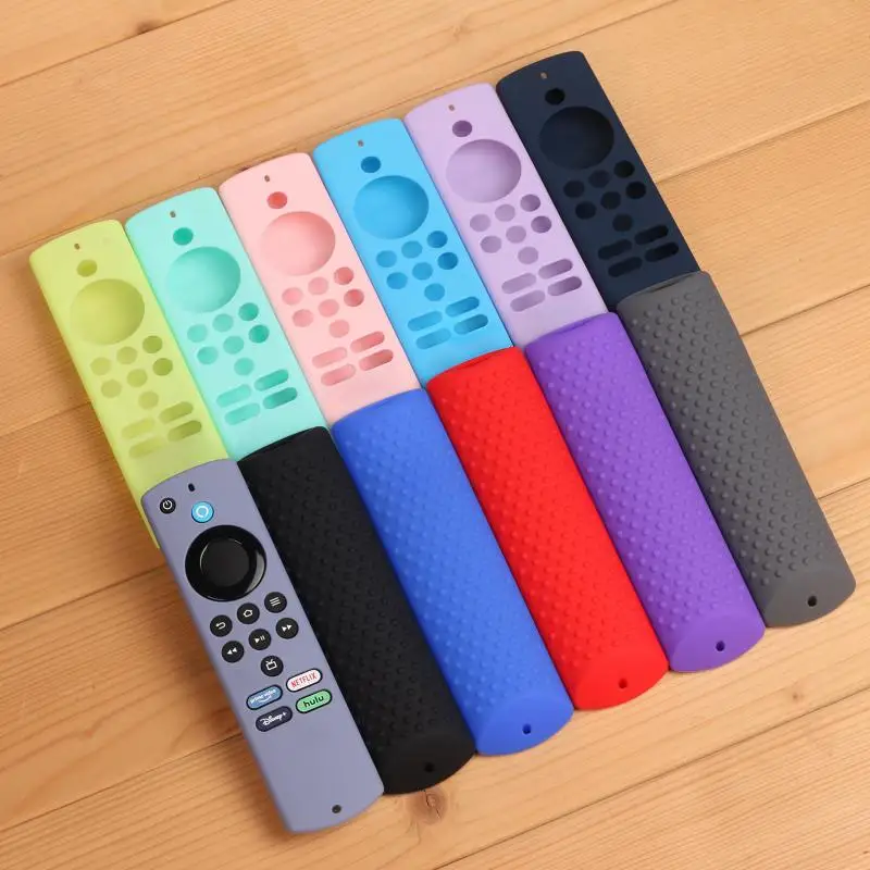 

Protective Soft Silicone Shell Protective Shell For Amazon Alexa Fire TV Stick Lite 2021 Remote Controller Cover Shockproof Wash