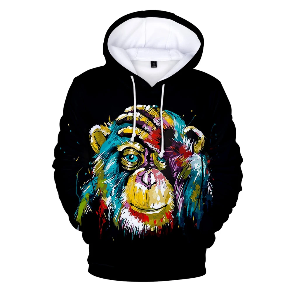 

Orangutan Hot Sale Men Women Harajuku Autumn 3D Hoodie Orangutan Printing Mens Pullover Hoodies Sweatshirt