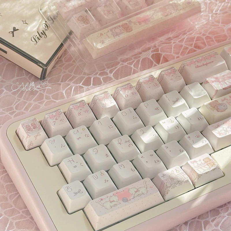 Колпачки для клавиш Baby Dream PBT вишневый профиль