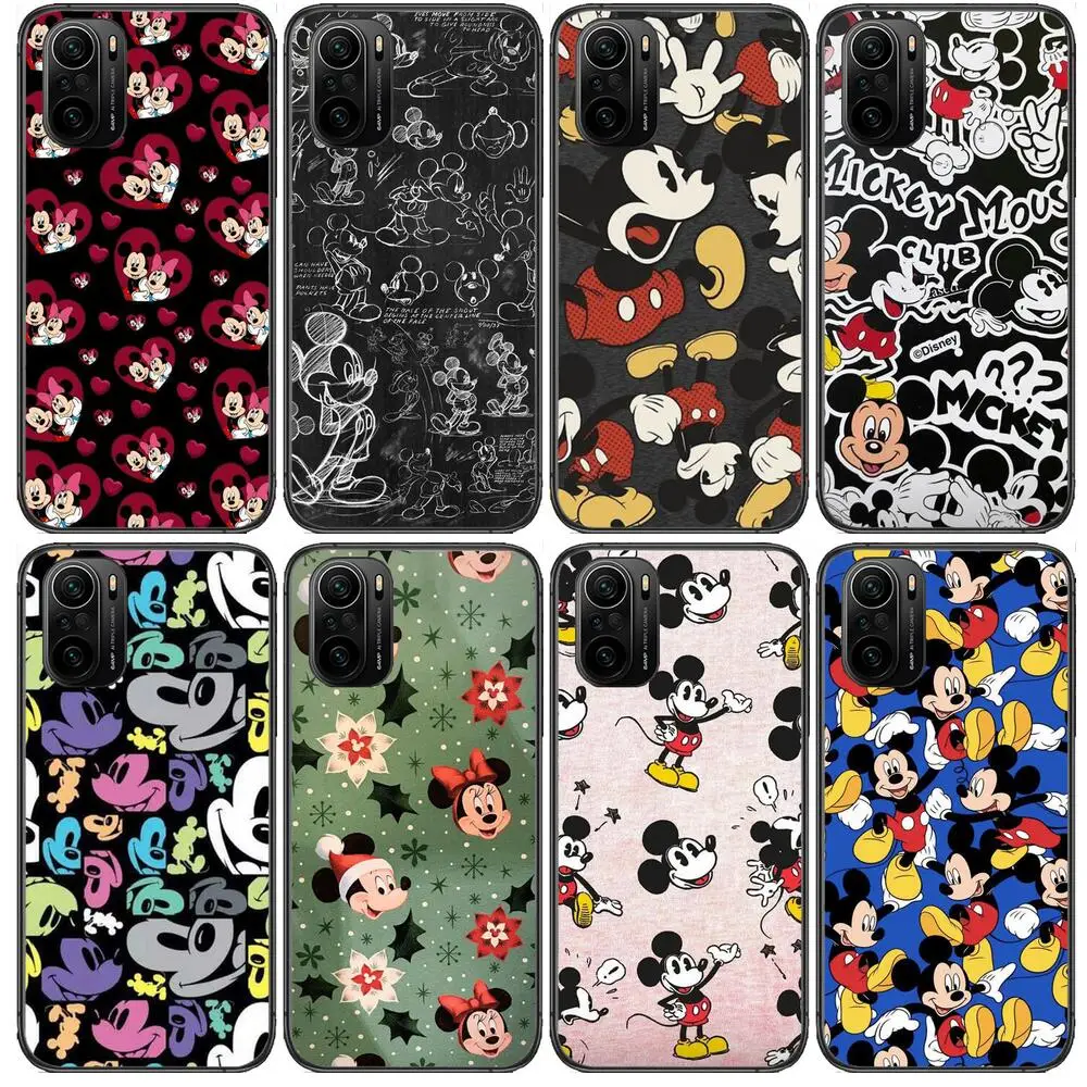 

disney anime Phone Case For xiaomi redmi POCO F1 F2 F3 X3 Pro M3 9C 10T Lite NFC Black Cover Silicone Back Prett mi 10 ultra cov