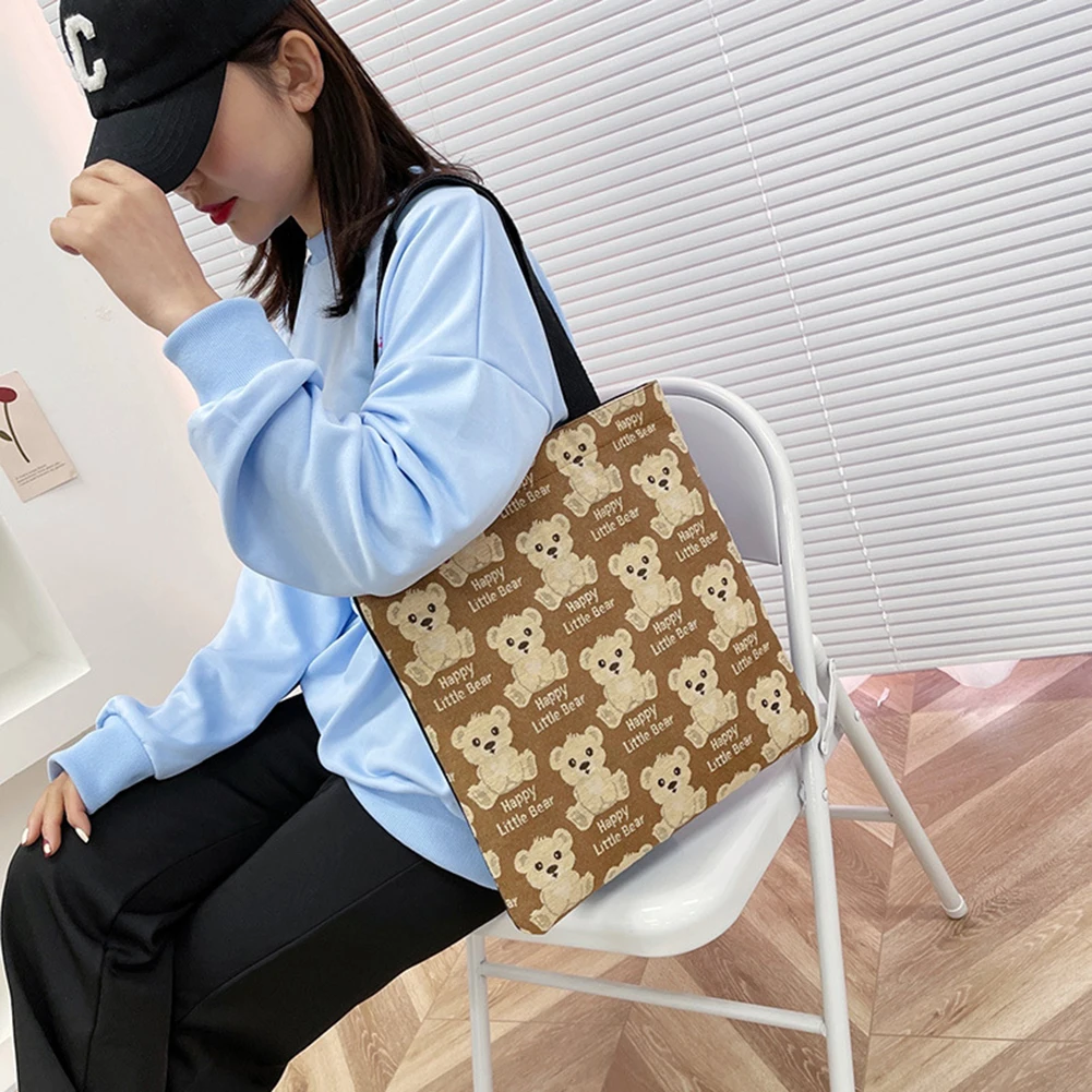 

Women Nylon Printed Handbag Shopper Tote Reuseable Shopping Shoulder Bags