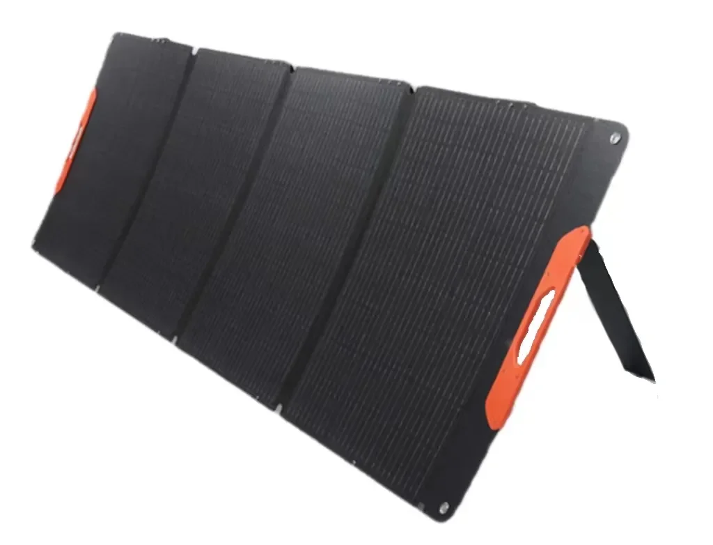 

200W18V Solar Phone Energy Storage Folding Bag Outdoor Solar Panel ETFE Integrated Layered Ultra Thin and Ultra Light 4-fold Sol