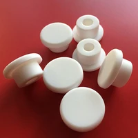 food grade silicone hole plug t type white for seal stopper dustproof end cap 10pcs 15mm 37 6mm