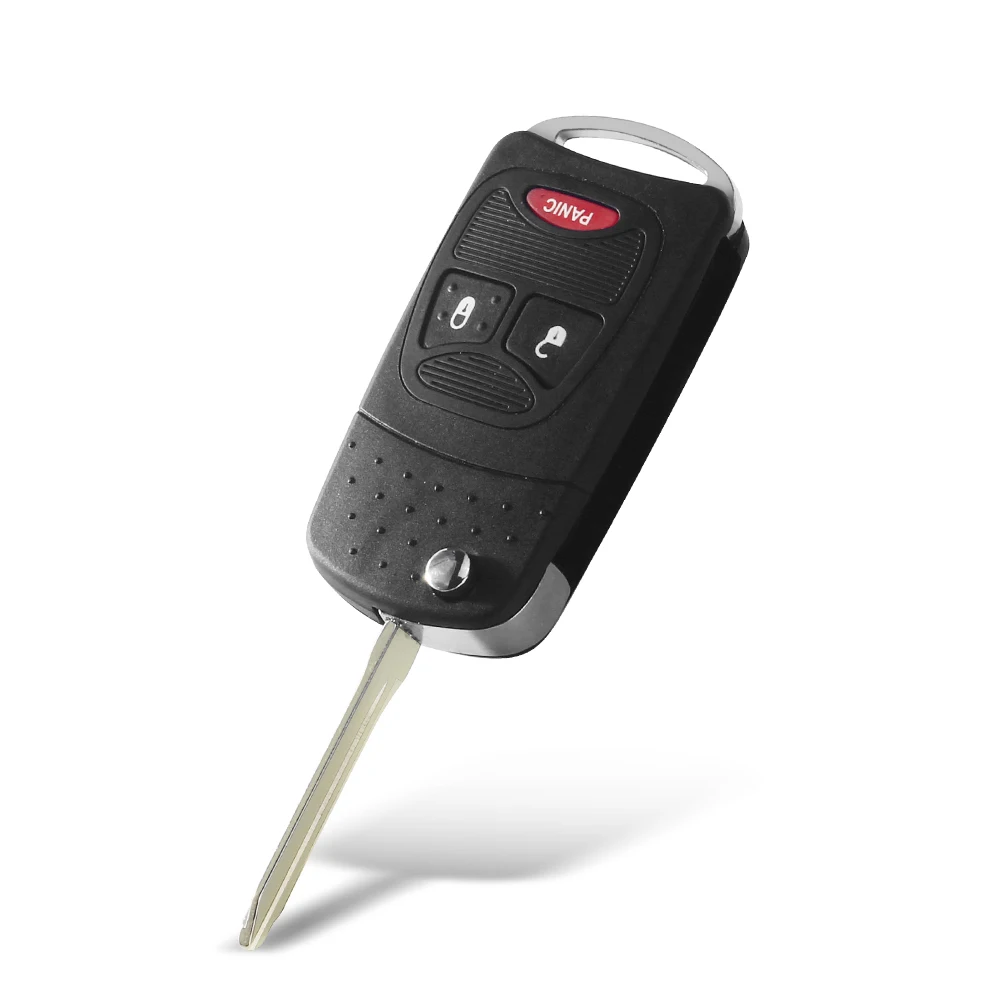 Бесплатная доставка для Chrysler Jeep Compass Wrangler Patriot Fob Flip 2 кнопочный модифицированный