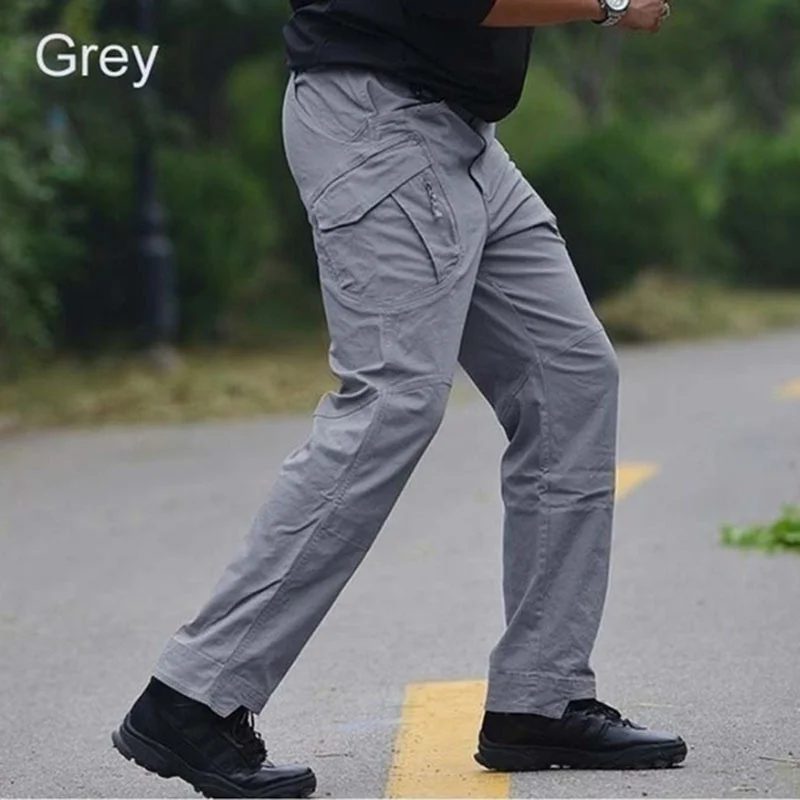 Classic Tactical Cargo Pants Waterproof Outdoor Hiking Sports Trekking Sweatpants Military Camouflage Multi Pocket Trousers