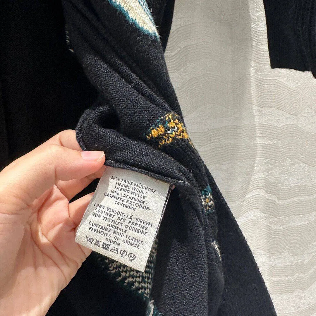 Женский длинный кардиган из шерсти и кашемира вязаный свитер с V-образным вырезом