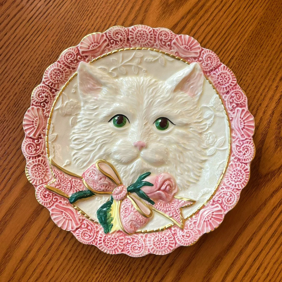 Ручная роспись в европейском стиле керамическая настенная тарелка с