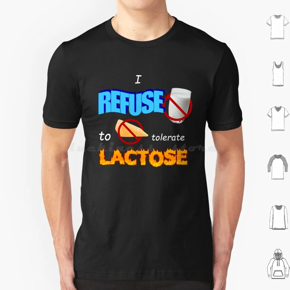 Я не терпирую лактозу футболка с номером 6xl хлопковая прохладная