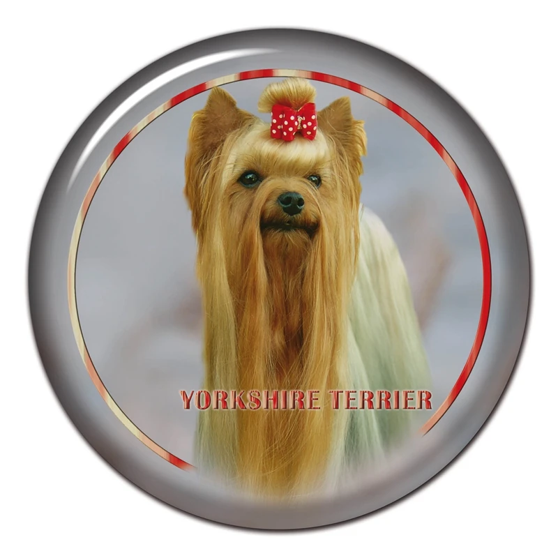 

Съемная наклейка A0637 #13 см/17 см, наклейка для автомобиля «Йоркширский терьер» V2, водонепроницаемые аксессуары для бампера, заднего стекла, но...