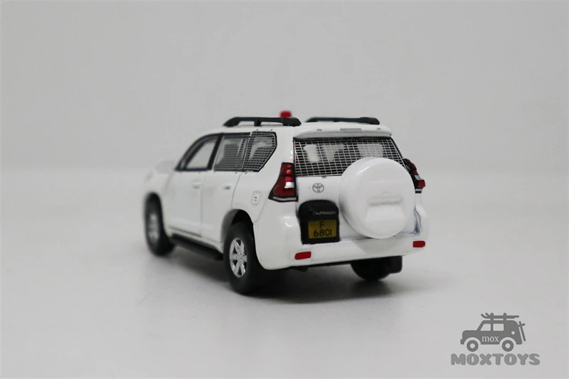 Крошечный 1:64 Toyota Prado 2018 Пожарная служба Гонконга литый под давлением модель