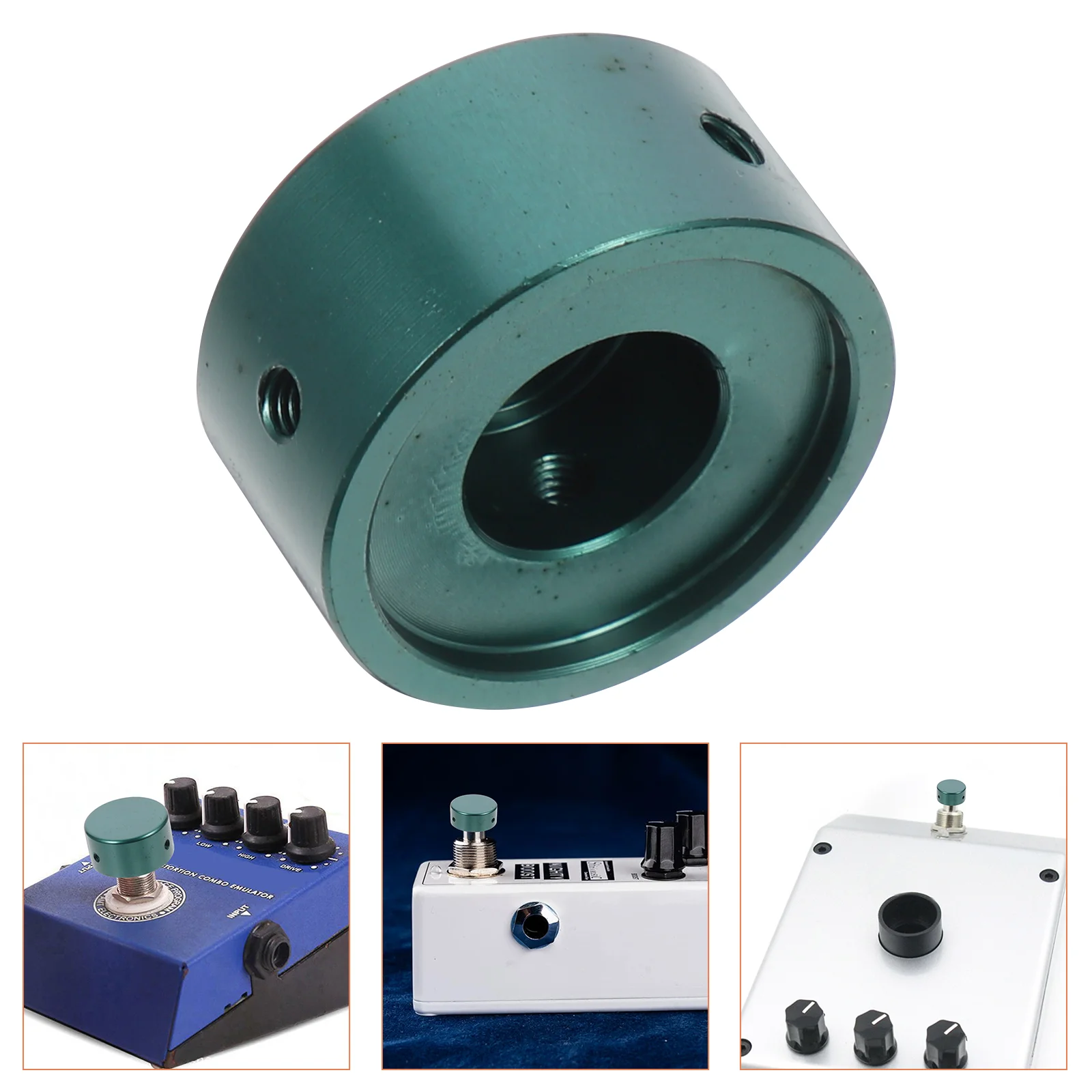 

Guitar Switch Cover Aluminum Effect Foot Nail Caps Metal Pedal Protection Effects Footswitch Toppers Replacement Effector Tools