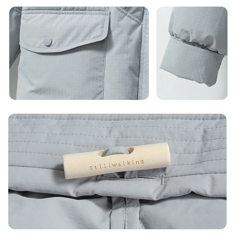 DEODAR White Duckdown Women's Parkas 2022 Winter Oversized Warm Hooded Down Jacket Long Fur Collar Loose Puffer Coat Ladies Snow