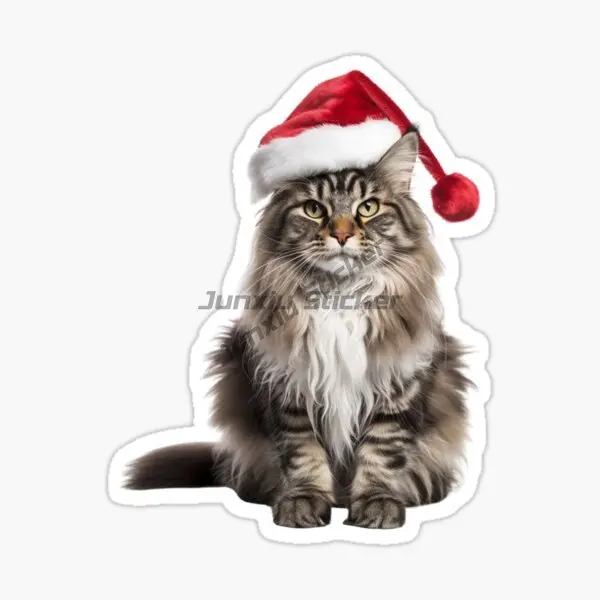 Maine Coon Cat милые домашние животные персонализированные наклейки из ПВХ для
