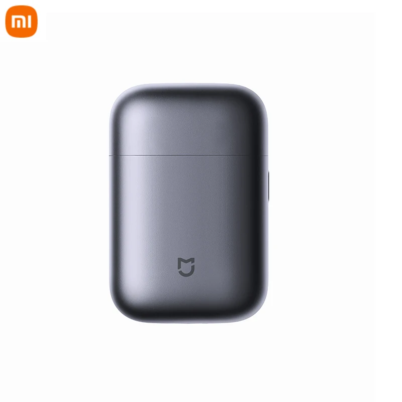 

2022 Original Xiaomi Mijia Electric Shaver S600 Men's Shaver Gift Box Mini Portable With Genuine Leather Case Metal Body & Head