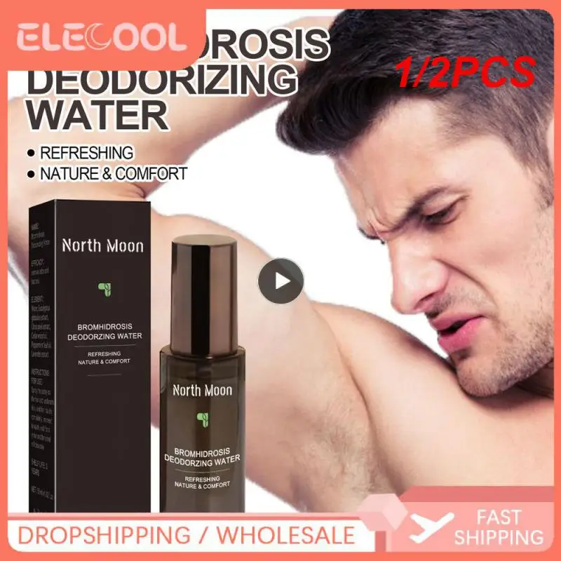 

1/2PCS Armpit Odor Spray Body Deodorant Liquid Lotion Antiperspirant Body Spray Perfume Body Odor Removal Spray