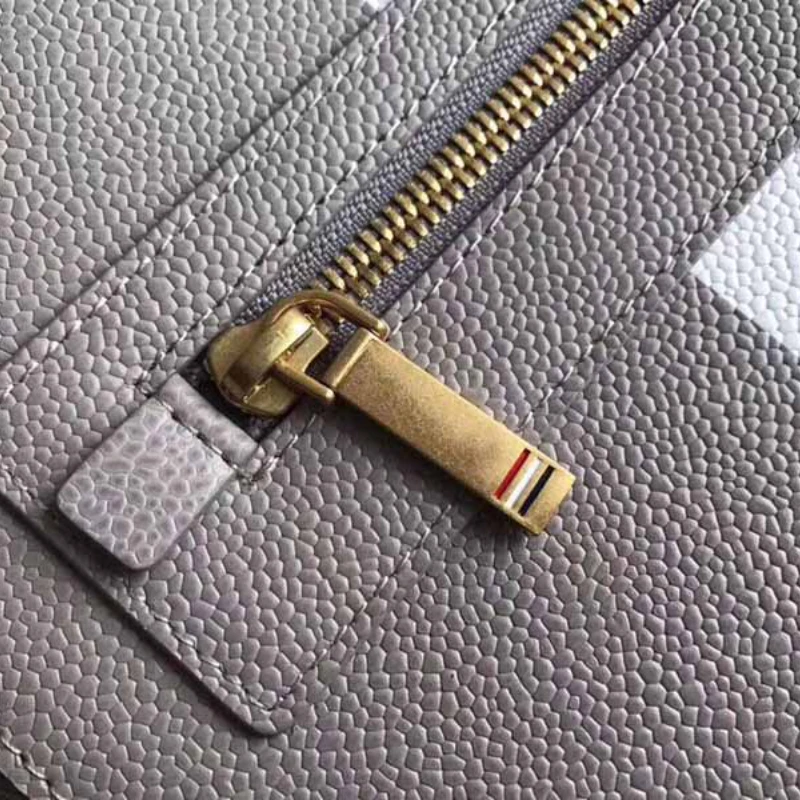 Fashion TB Backpack Luxury Brand England Style White 4-Bar Striped School Bags Leather Waterproof Tourist Computer Backpack