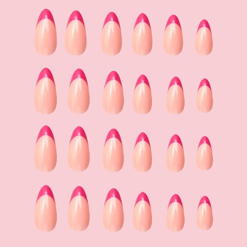 120 шт. переносные прессы для ногтей искусственные ногти с французским кончиком