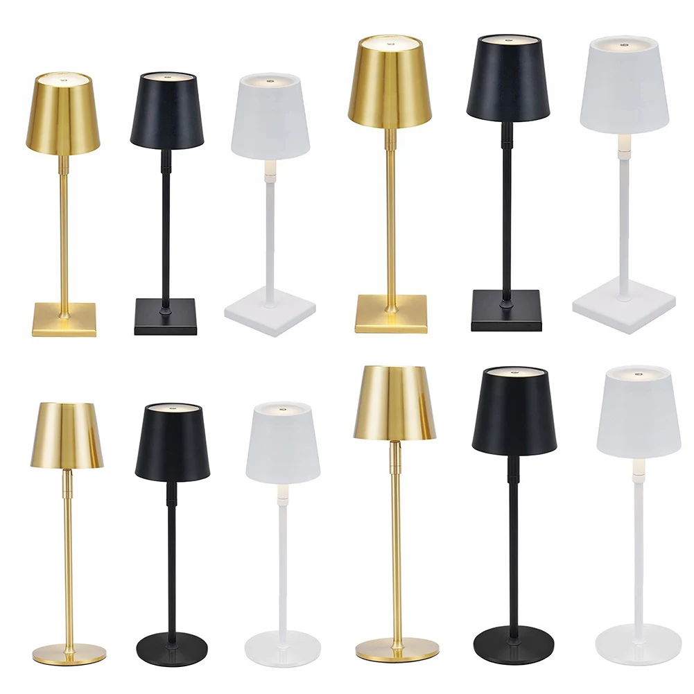 

Светодиодная настольная лампа с сенсорным управлением и регулировкой яркости, роскошная современная беспроводная декоративная прикроват...