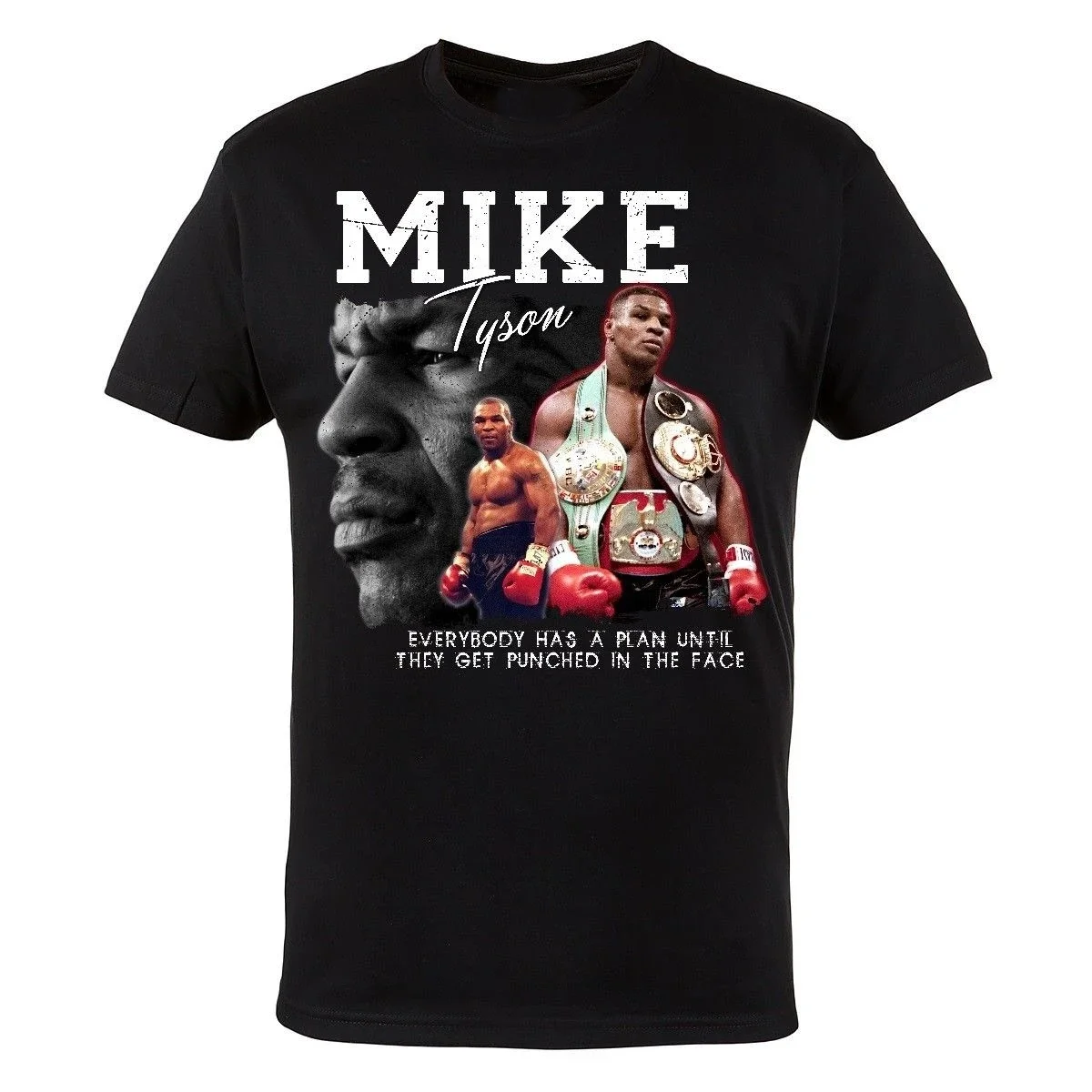 

MMA Mike Tyson Boxing Gym Black T-Shirt， Summer Cotton O-Neck ,Short Sleeve Men's T Shirt New Size S-3XL