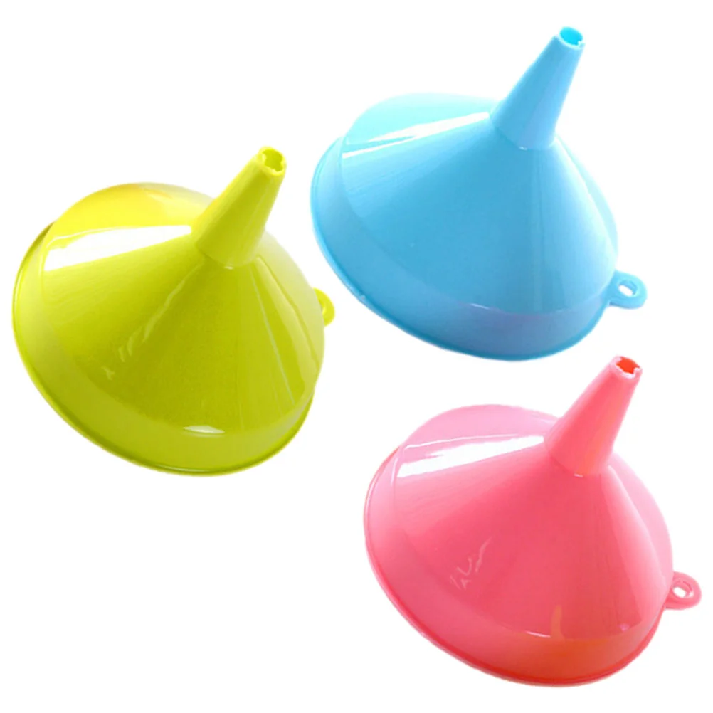 

3pcs Portable Kitchen Accessories Food Funnels Cooking Funnels Wide Mouth Funnels Kitchen Gadgets Powder Funnels