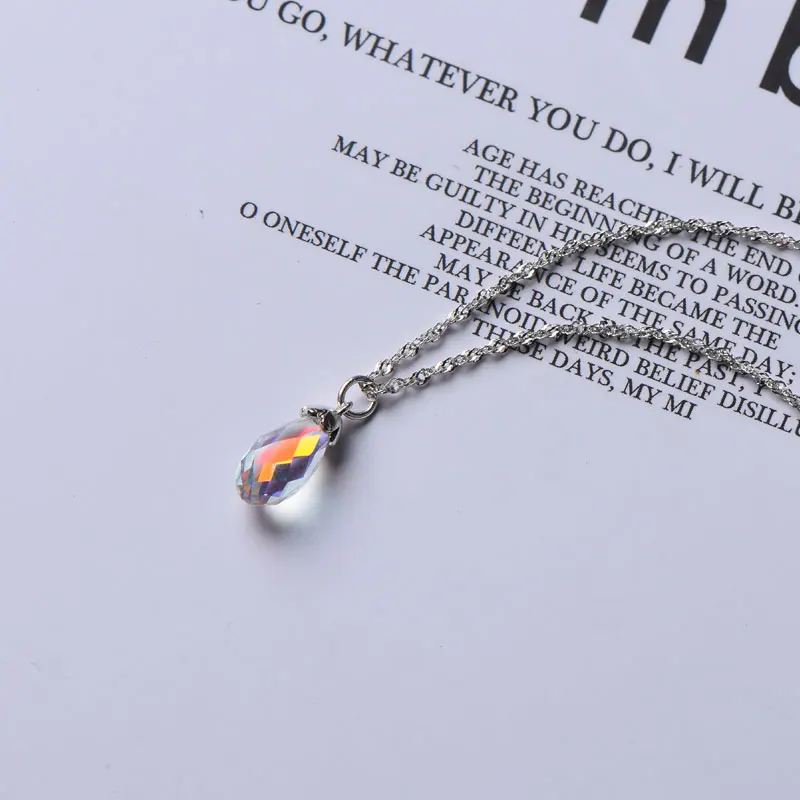 

Кулон-призма, кино и телевидение с ожерельем, подарок, кулон с радужным ожерельем