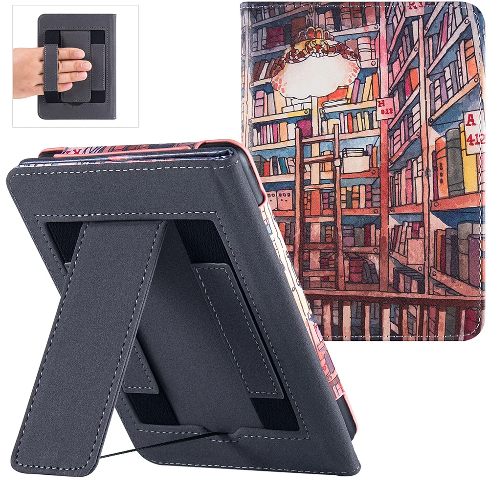 

Stand Case for Kindle Paperwhite Signature Edition and 6.8-inch Paperwhite 11th Generation 2021 - PU Leather Smart Sleeve Cover