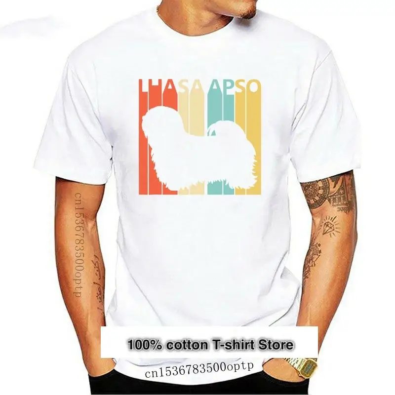 

Camiseta de Lhasa Apso para hombre y mujer, ropa para hombre, подарок для собаки, papá o D, nueva