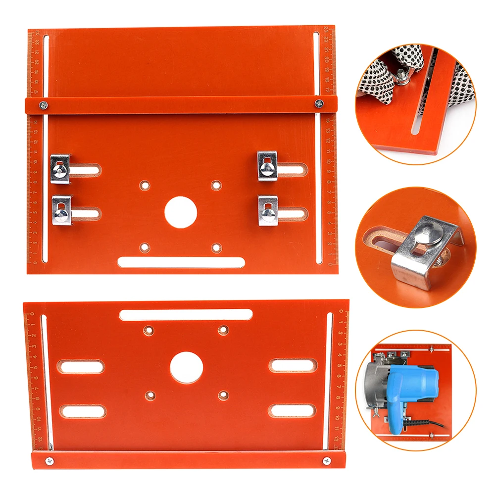 

Woodworking Cutting Machine Bottom Plate Positioning Backer Accessories Wood Marble Machine Saw Cutting Board Artifact Base